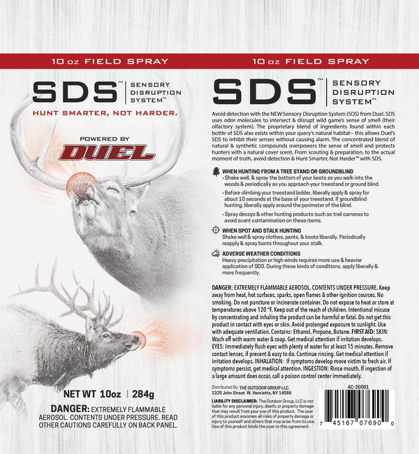 Products SDS, Sensory Disruption System